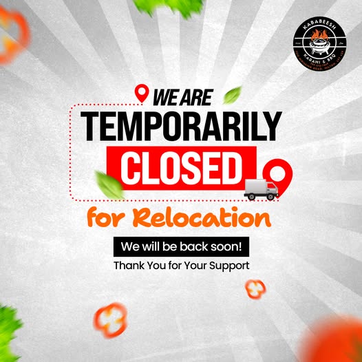 Temporarily Closed Notice